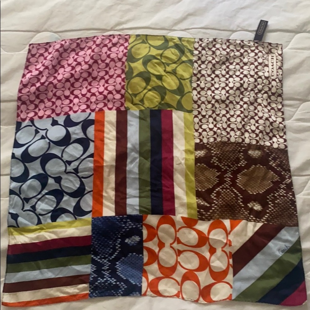 Coach silk wrap/bandana